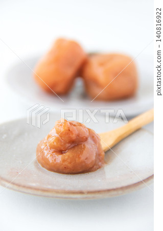 Pickled plums and pickled plum paste Pickled plums and pickled plum paste 140816922