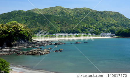 Emerald green sea and white sand beach Emerald green sea and white sand beach 140817370