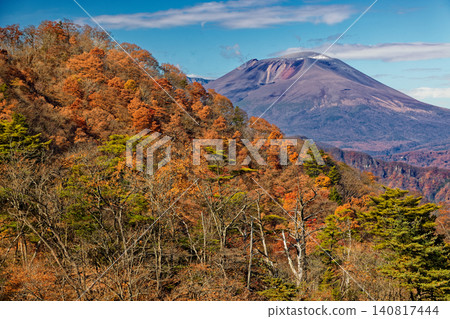 裡妙義、谷急山、淺間山的紅葉 140817444
