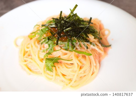 明太子口味日式意麵的圖片素材,適合咖啡館菜單和食譜使用。 明太子口味日式意麵的圖片素材,適合咖啡館菜單和食譜使用。 140817637