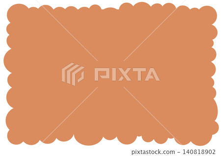 terracotta fluffy frame terracotta fluffy frame 140818902