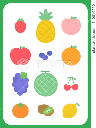 Set of fruit vector illustrations. Set of fruit vector illustrations. 140819630