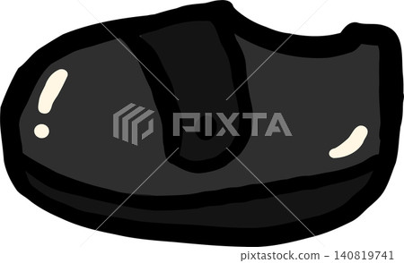 Baby Shoe black shoe Illustration Baby Shoe black shoe Illustration 140819741