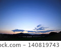 Beautiful twilight sky 140819743