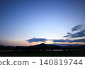 Beautiful twilight sky 140819744