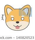 Illustration of a shocked Shiba Inu 140820523