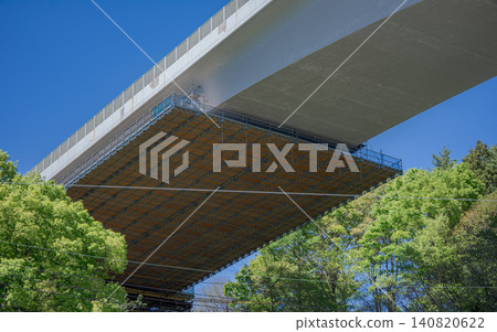 Elevated bridge, bridge structure, infrastructure, civil engineering, highway, construction site, bridge engineering, blue sky Elevated bridge, bridge structure, infrastructure, civil engineering, highway, construction site, bridge engineering, blue sky 140820622