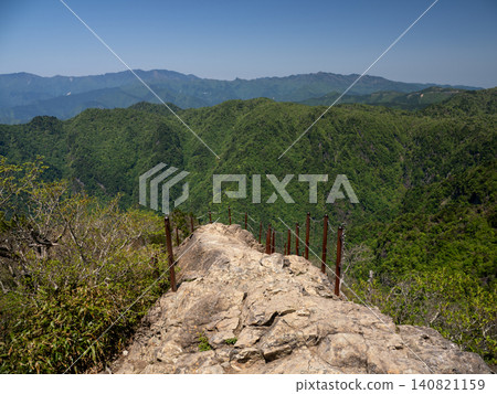 從小倉眺望大峰山脈全景。 140821159
