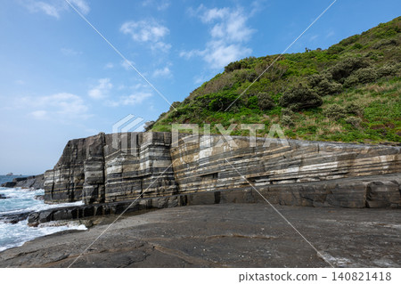 Yamaguchi Prefecture / The stunningly beautiful geological formation "Susa Hornfels" 140821418