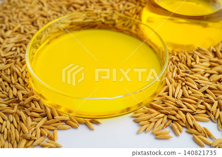 Rice paddy seed genetic natural chemistry laboratory product research. 140821735