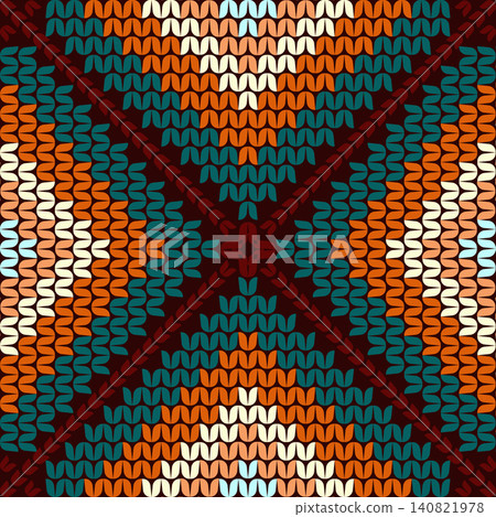 Seamless knitting pattern. knitting pattern design for background, wallpaper, clothing, embroidery, wrapping, textile, table Vector Illustration. Seamless knitting pattern. knitting pattern design for background, wallpaper, clothing, embroidery, wrapping, textile, table Vector Illustration. 140821978