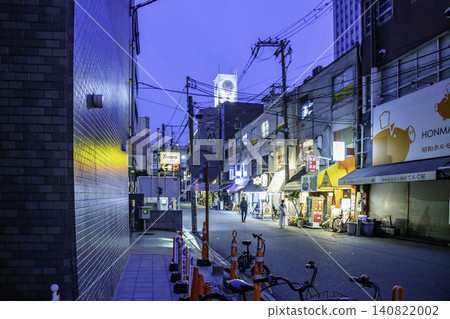 大阪府大阪市本町橫堀筋大阪夜景 大阪府大阪市本町橫堀筋大阪夜景 140822002