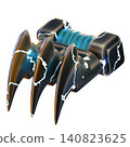 Thunder Claws 3D Render Icon, Fantasy Weapon Illustration 140823625