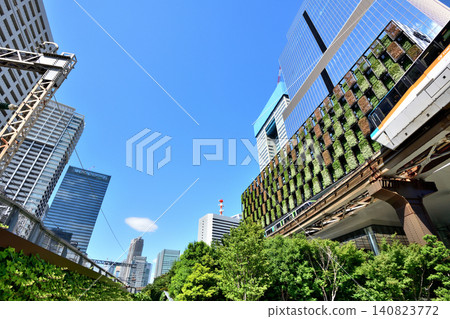 濱松町南口東西向自由通道周圍的景色 濱松町南口東西向自由通道周圍的景色 140823772