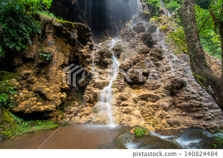 Clear water pool inside Goa Tetes limestone cave at Tumpak Sewu canyon Indonesia Clear water pool inside Goa Tetes limestone cave at Tumpak Sewu canyon Indonesia 140824484