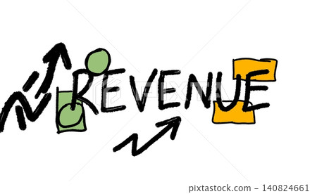 Revenue Doodle Text Design for Business Growth Financial Reports Revenue Doodle Text Design for Business Growth Financial Reports 140824661
