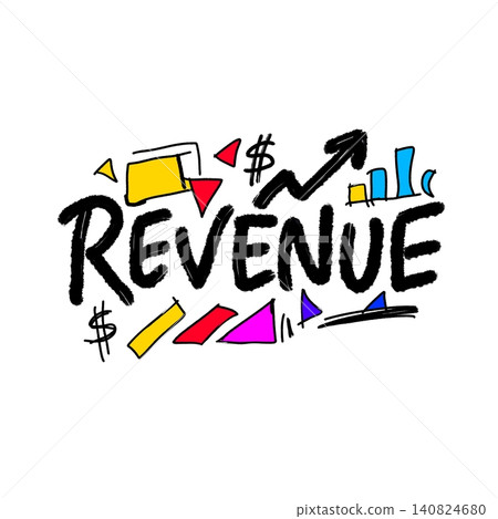 Revenue Hand Drawn Typography Business Chart Doodles Investor Pitch Decks Revenue Hand Drawn Typography Business Chart Doodles Investor Pitch Decks 140824680