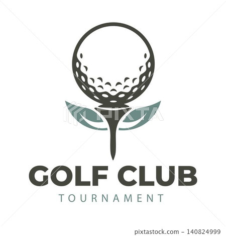 Organic Golf Ball with Leaves Logo for Golf Club and Eco Resort Organic Golf Ball with Leaves Logo for Golf Club and Eco Resort 140824999