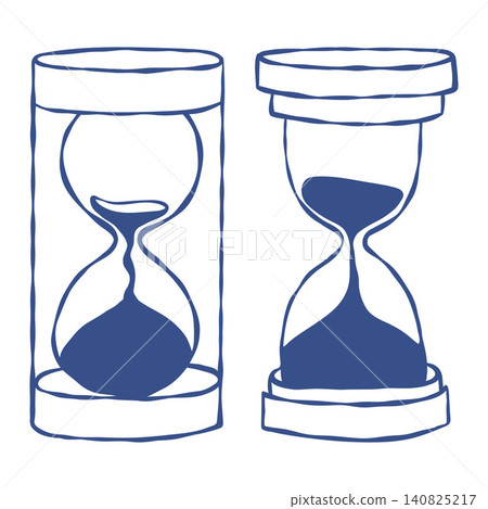 Sensory Sand Timer and Hourglass Set. Occupational Therapy Visual Management Tool. Countdown Clock for Autism, ADHD Discipline, Routine Structure and Anxiety Relief. Isolated Vector Blue Hand Drawn. Sensory Sand Timer and Hourglass Set. Occupational Therapy Visual Management Tool. Countdown Clock for Autism, ADHD Discipline, Routine Structure and Anxiety Relief. Isolated Vector Blue Hand Drawn. 140825217