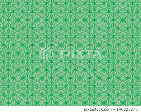 Green gentian flower in a hemp leaf pattern background Green gentian flower in a hemp leaf pattern background 140825275
