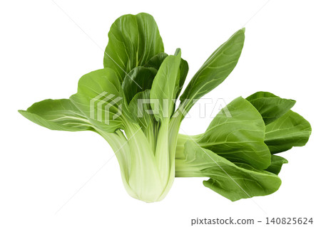 Fresh pak choi cabbage isolated on white background with full depth of field 140825624