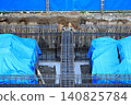 Reinforcement of underground beams (construction work) 140825784