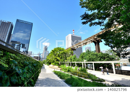 濱松町南口東西向自由通道周圍的景色 濱松町南口東西向自由通道周圍的景色 140825796