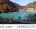 Kurobe Canyon of autumn leaves 140826120