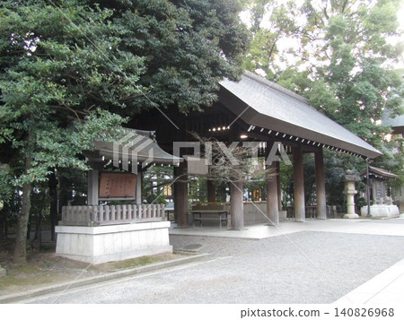 東京靖國神社內的一座歷史建築 東京靖國神社內的一座歷史建築 140826968