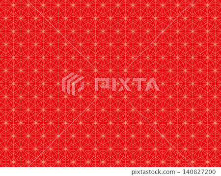 Red gentian flower with hemp leaf pattern background Red gentian flower with hemp leaf pattern background 140827200