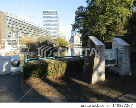 A view from the Imperial Palace in Tokyo on the way to the Budokan. A view from the Imperial Palace in Tokyo on the way to the Budokan. 140827267