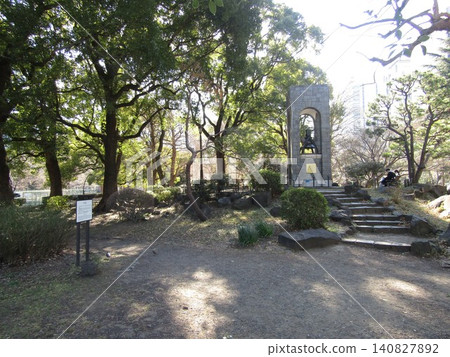 東京日比谷公園寧靜的景色 東京日比谷公園寧靜的景色 140827892