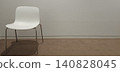 A simple business background with white chairs and ample white space. 140828045