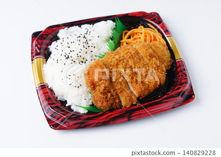 Loin pork cutlet bento Loin pork cutlet bento 140829228