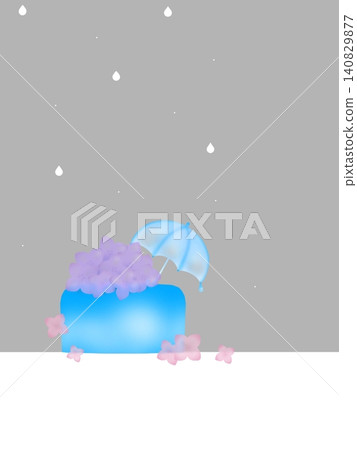 Hydrangeas in the style of Western confectionery 140829877