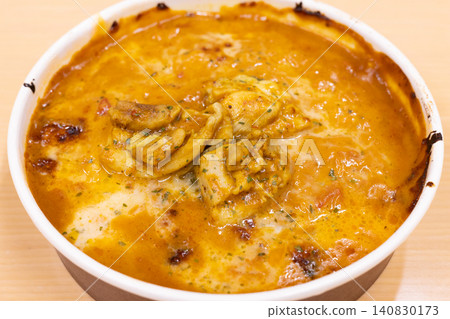 Delicious convenience store bento box: Chicken curry gratin Delicious convenience store bento box: Chicken curry gratin 140830173