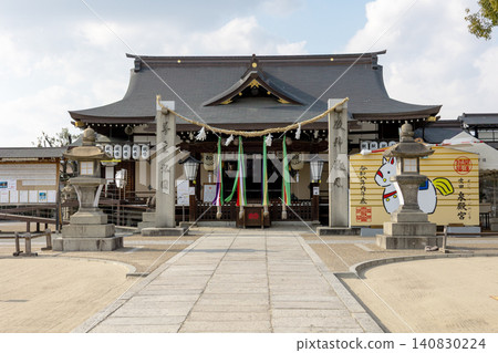 大阪/泉殿神社的參拜殿(攝於2026年1月) 大阪/泉殿神社的參拜殿(攝於2026年1月) 140830224
