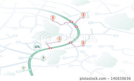 Tracking garbage collection trucks with Green Route and trash bins Tracking garbage collection trucks with Green Route and trash bins 140830636