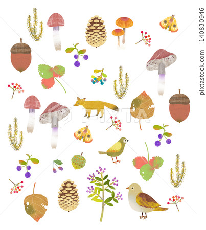 Forest material Forest material 140830946