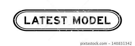 Grunge black latest model word rubber seal stamp on white background Grunge black latest model word rubber seal stamp on white background 140831342