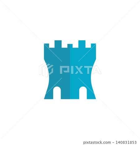 Castle icon illustration Castle icon illustration 140831853