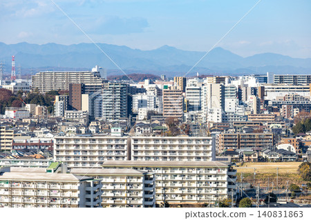 【東京】郊區住宅區的景色 【東京】郊區住宅區的景色 140831863