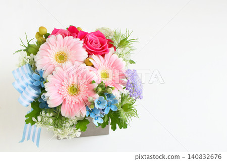 A bright pink gerbera arrangement A bright pink gerbera arrangement 140832676
