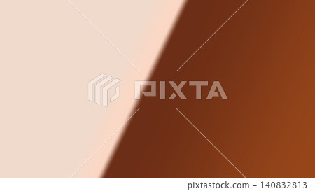 Two Tone Beige and Brown Diagonal Split Background 140832813