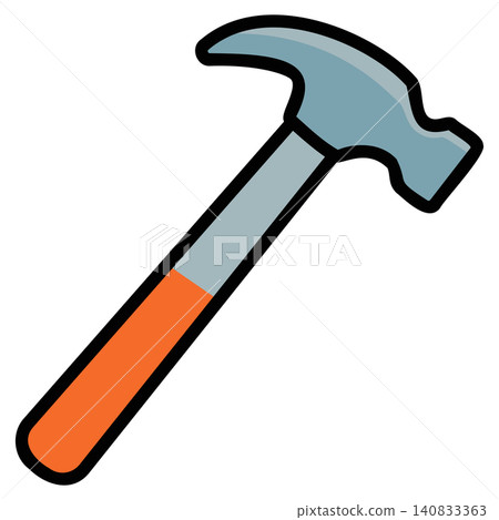 Hammer Tool Icon Construction Carpentry Equipment Vector Illustration Hammer Tool Icon Construction Carpentry Equipment Vector Illustration 140833363