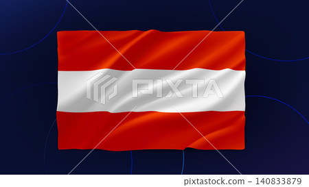 Austria national flag. 3d vector Austria national flag. 3d vector 140833879