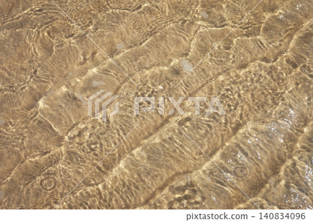 Clean sea water with sand Clean sea water with sand 140834096