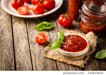 Bowl of italian tomato sauce Bowl of italian tomato sauce 140834643