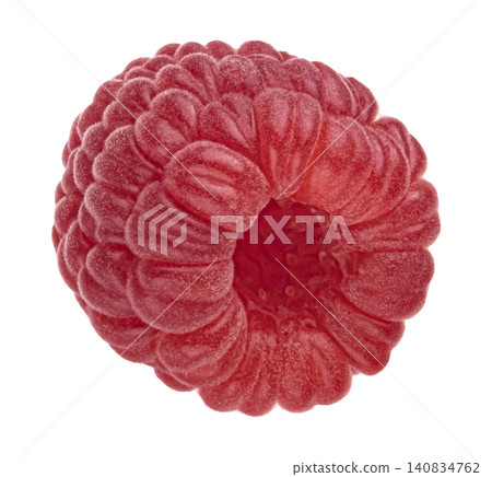Raspberry isolated on white background with clipping path, full depth of field Raspberry isolated on white background with clipping path, full depth of field 140834762