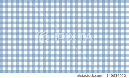 Gingham check pattern background material (blue) small 140834920